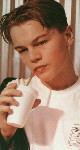 Leo likes milkshake!